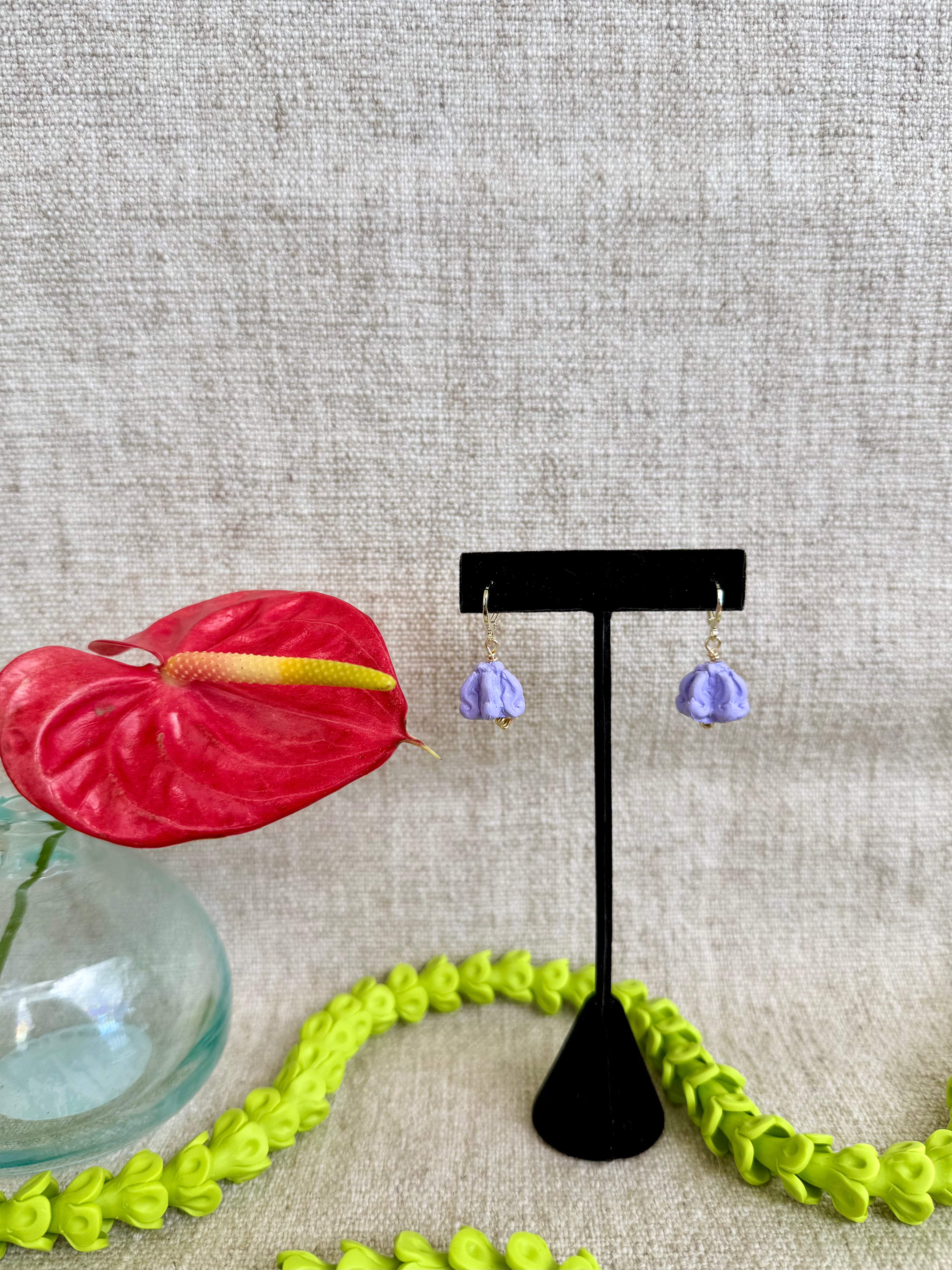 Crown Flower Earrings